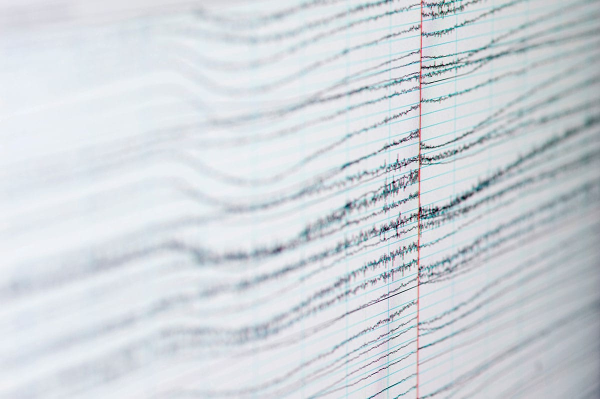 Matthiey Ricard's electroencephalography, eeg test