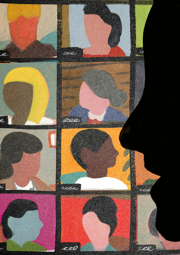 Video tiles on a virtual meeting